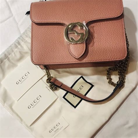 gucci dollar calf soft pink|Gucci purses for women.